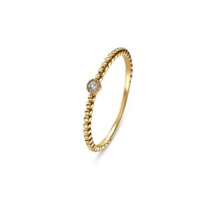 Ring mit Perlenverzierung