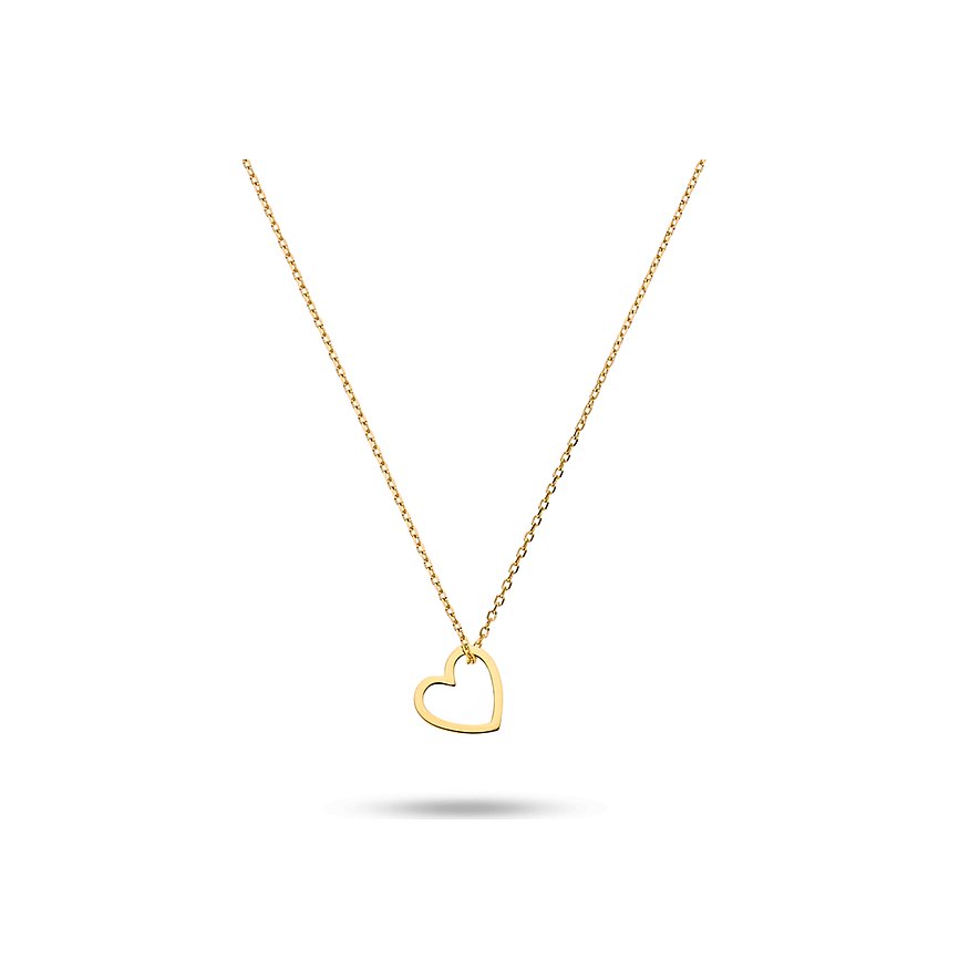 Goldkette mit Herzanhänger