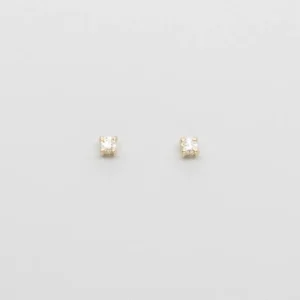 Boucles d’oreilles pendantes en or UNISEXE avec pierre